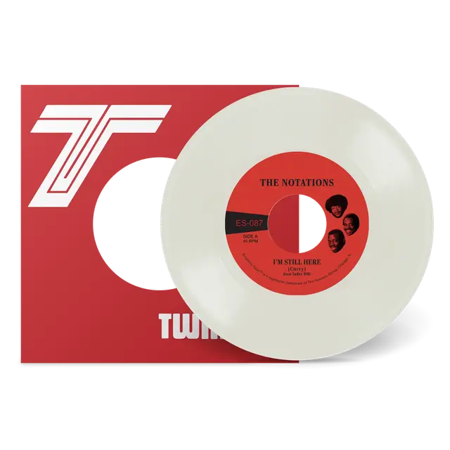 The Notations - I'm Still Here b/w What More Can I Say opaque white vinyl 45 south records southend