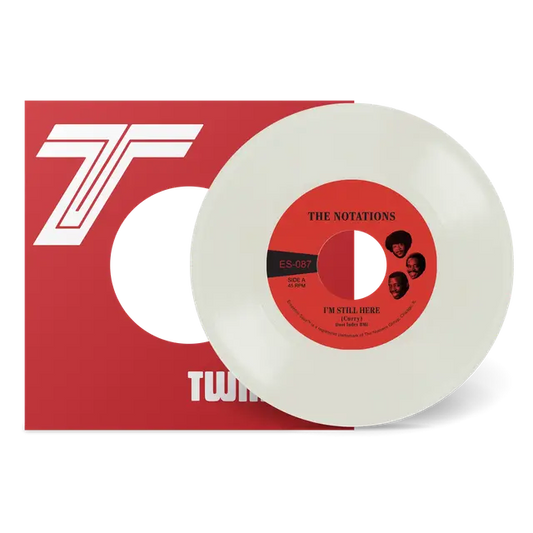 The Notations - I'm Still Here b/w What More Can I Say opaque white vinyl 45 south records southend