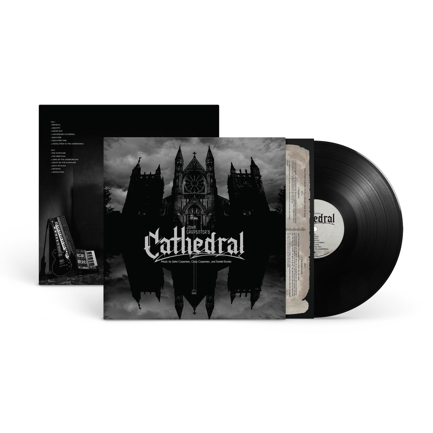 John Carpenter, Cody Carpenter, & Daniel Davies - Cathedral south records 2026 vinyl
