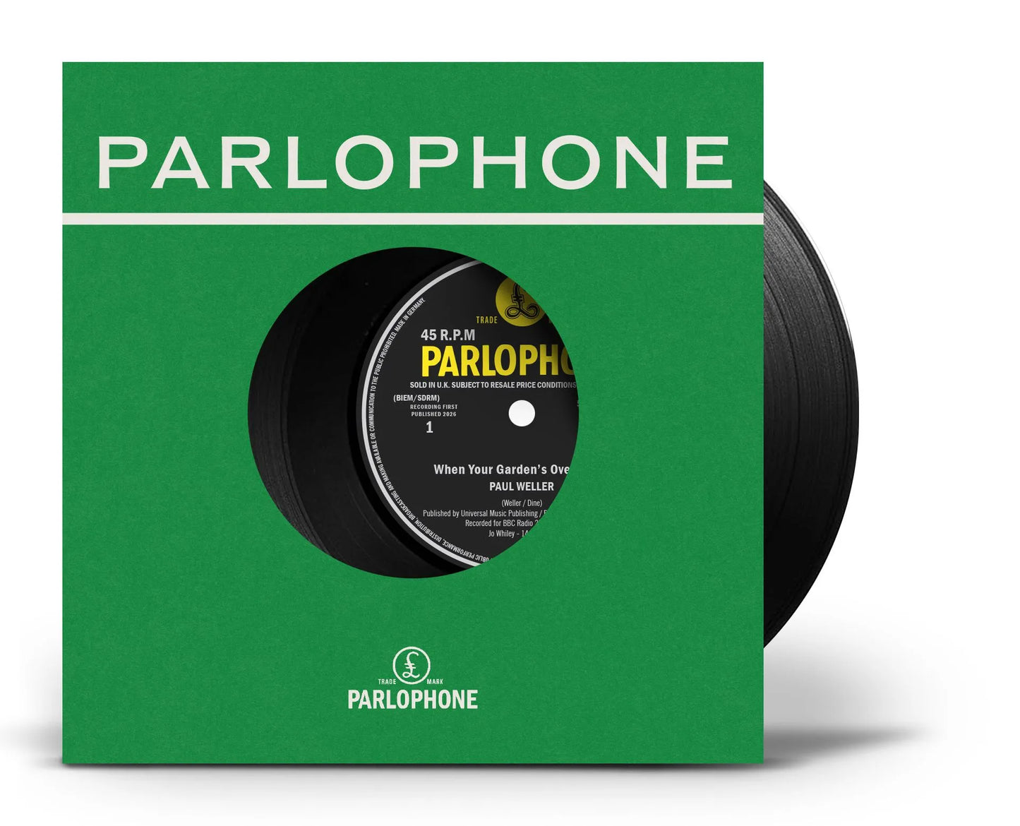 Paul Weller When Your Garden's Overgrown (live at the BBC / Boy About Town (Live At The BBC)