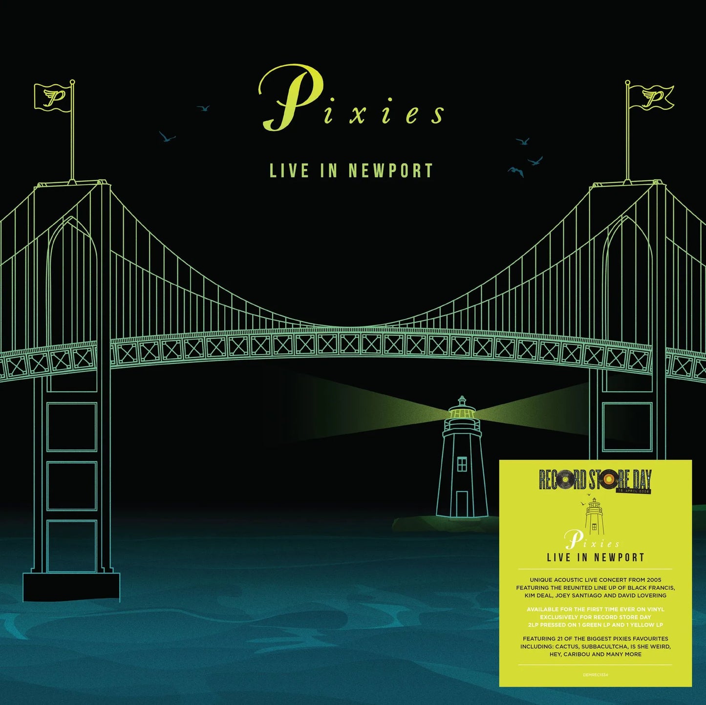 Pixies Live In Newport (RSD 2026) (Green + Yellow Vinyl)