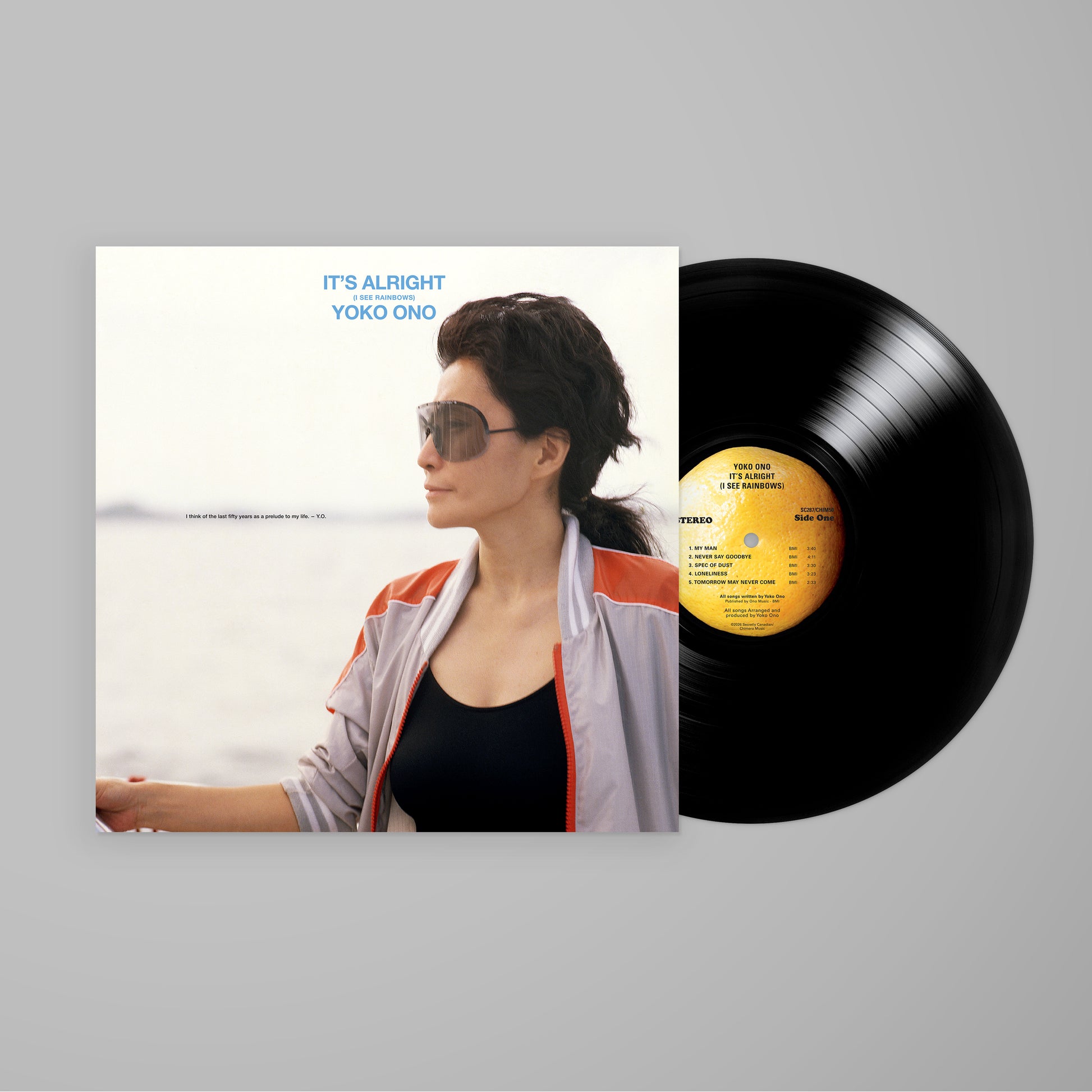 yoko ono it's alright i see rainbows south records 2026 vinyl