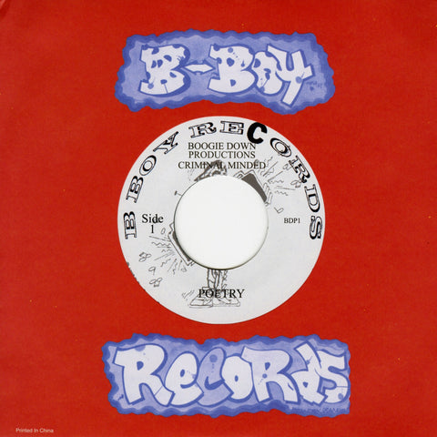Boogie Down Productions - Poetry/South Bronx-7"-South