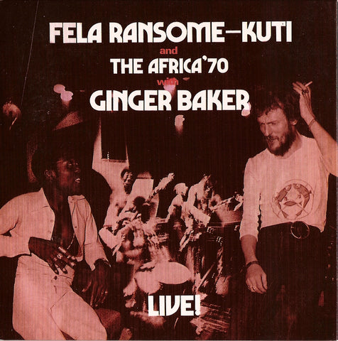 Fela Kuti - Live With Ginger Baker-Vinyl LP-South