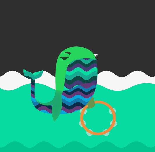 Velvet Morning - Green Whale-7"-South